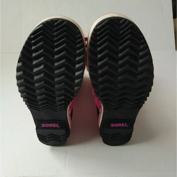 Sorel Pink Tofino Faux Fur Ice Rubber Boots