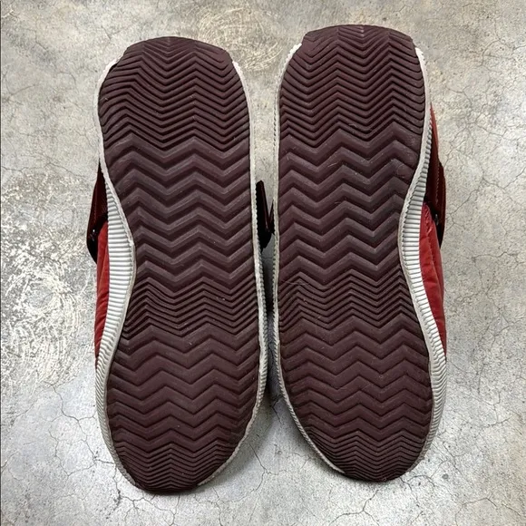 Sorel Red Quilted Slip-On Sneakers