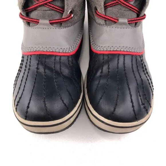 Sorel Slimpack II Lace Waterproof Winter Snow Boots Kids 6