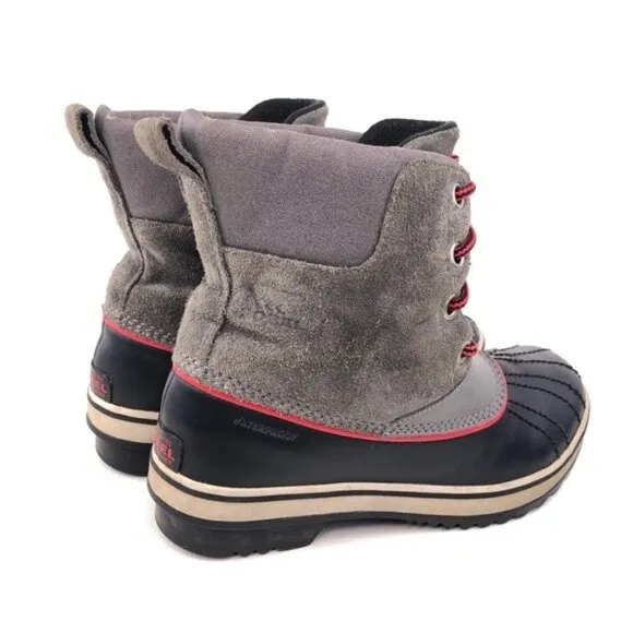 Sorel Slimpack II Lace Waterproof Winter Snow Boots Kids 6