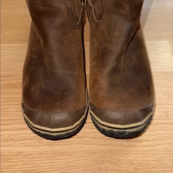 Sorel Slimpack Riding Tall Brown Leather Boots Women’s 8