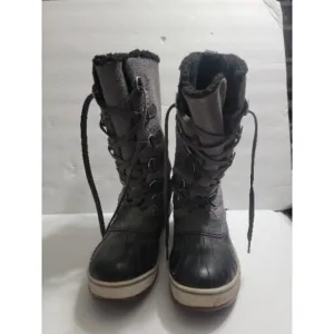 Sorel Tivoli Womens Size 9 Gray Waterproof Winter Boots Wmns NL1907 052