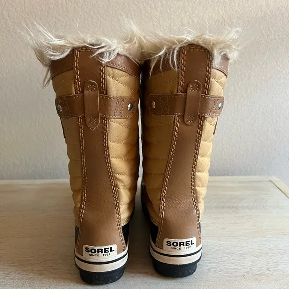 Sorel Tofino II Faux Fur Lined Waterproof Boots Curry Elk
