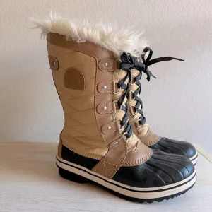 Sorel Tofino II Faux Fur Lined Waterproof Boots Curry Elk