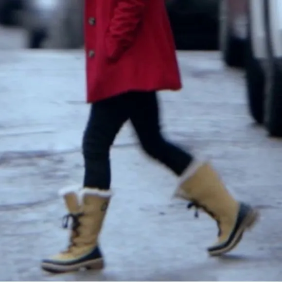 SOREL Tívoli Lace Up Fur Suede Leather High II Boots