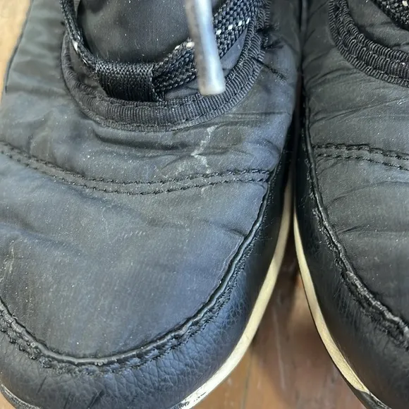 Sorel Whitney black faux fur winter boots