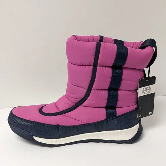 Sorel Whitney II Puffy Mid Waterproof Boots, Pink, Big Kids 7 M