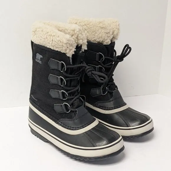 Sorel Winter Carnival Snow Boots, Black, Women's 6.5 M