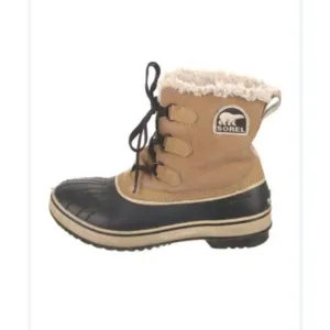 Sorel  Women Faux Fur Lined Waterproof Rain Boots Size 7