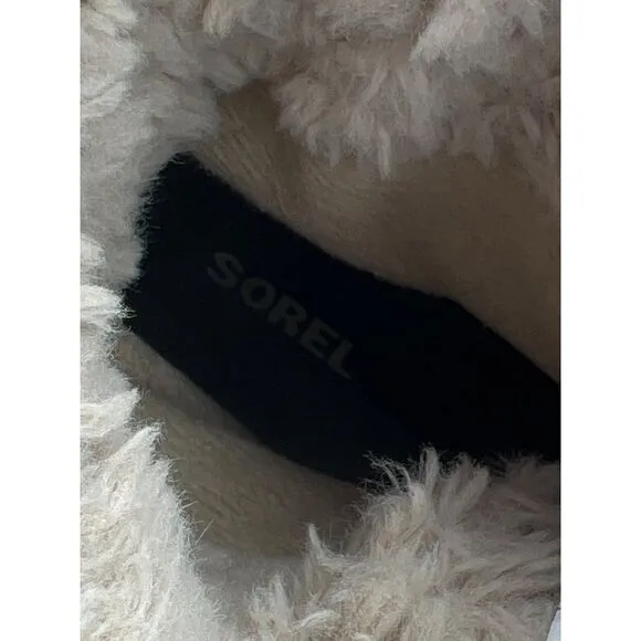 Sorel  Women Faux Fur Lined Waterproof Rain Boots Size 7