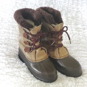 Sorel womens Alpine duck bean boots size 7
