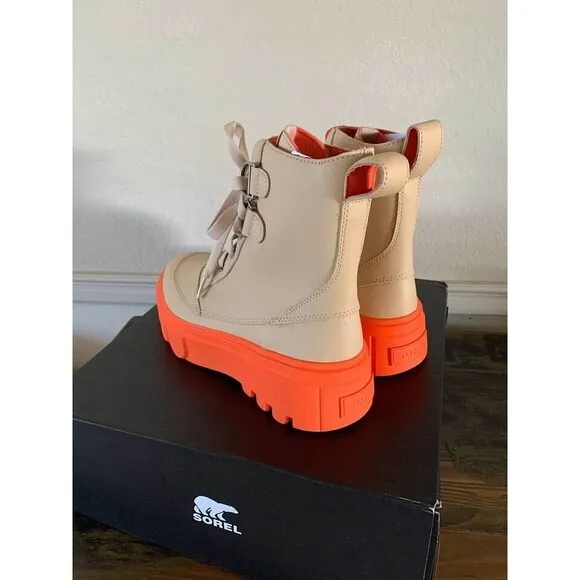 Sorel Women's Caribou X  Waterproof Boots - Ceramic/Orange-NWT-SZ 7.5,9,9.5