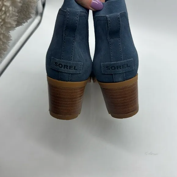 Sorel Women's Cate Chelsea Bootie Uniform Blue Size 10