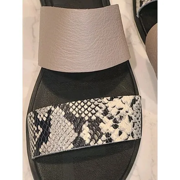 Sorel Women's Ella II Slide Sandals Mauve Vapor Animal Print Size: US 7.5 | EUC