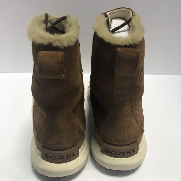 Sorel Women’s Explorer II Joan Waterproof Brown Winter Boots, Size 6M