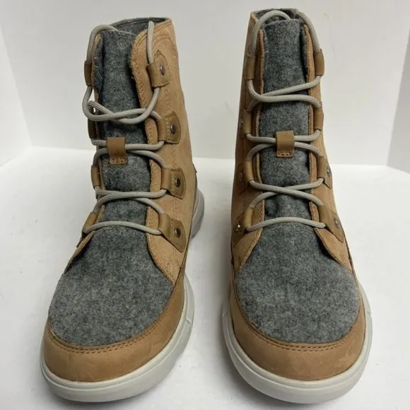 Sorel Women's Explorer II Joan Waterproof Winter Boots Brown, Size 9.5 M