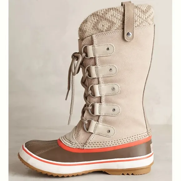Sorel | women’s | Joan of Arctic | knit | lace up | suede waterproof | 8 | boots