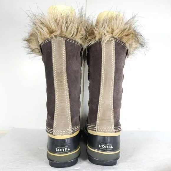 Sorel Women's Joan Of Arctic US 6 Brown Waterproof Lined Winter Boots