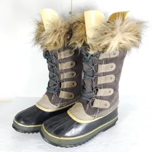 Sorel Women's Joan Of Arctic US 6 Brown Waterproof Lined Winter Boots