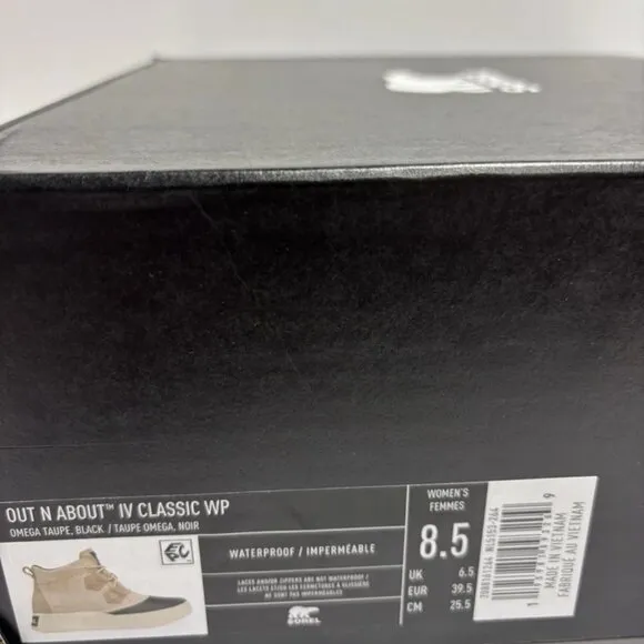 Sorel Women’s Out N About IV Classic Waterproof Boots Omega Taupe, Size 8.5M