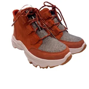 SOREL Women's Rust/gray Kinetic Breakthru Caribou Sneaker Boot Sz US 8 EU 39 NEW