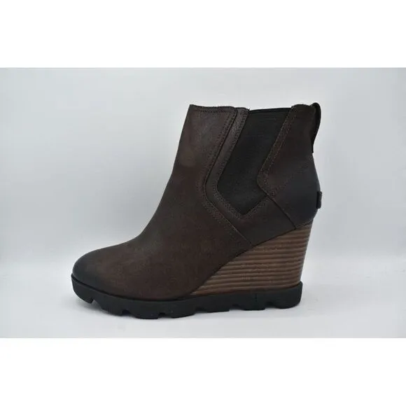 Sorel Womens Size 11 Joan Uptown Chelsea Wedge Waterproof Suede Boots Booties