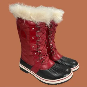Sorel Women’s Tofino ii Waterproof Dahlia Red Boots Size 11