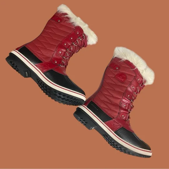 Sorel Women’s Tofino ii Waterproof Dahlia Red Boots Size 11