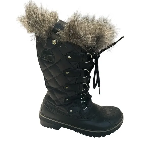 SOREL Women's Tofino ll Waterproof Boot Black Sz 7