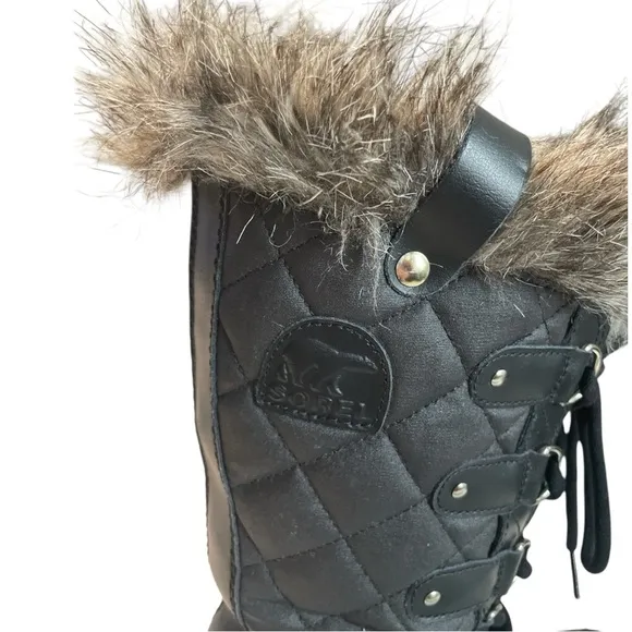 SOREL Women's Tofino ll Waterproof Boot Black Sz 7
