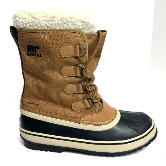 Sorel Women's Winter Carnival Waterproof Snow Boots Brown, Size 9.5 M