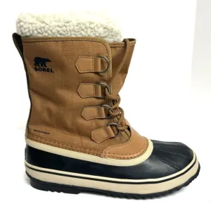 Sorel Women's Winter Carnival Waterproof Snow Boots Brown, Size 9.5 M