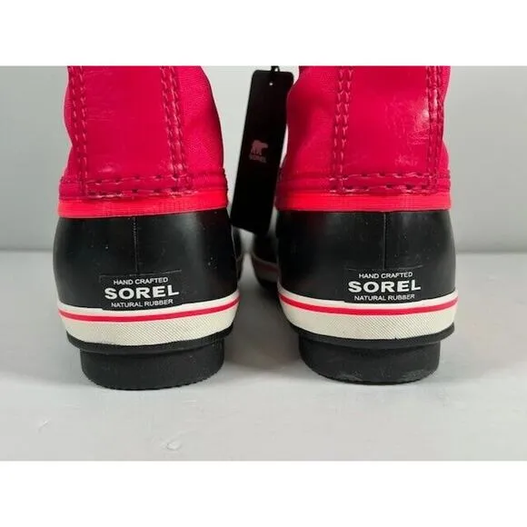 Sorel YOOT PAC Nylon Waterproof Winter Boots Insulated Bright Rose Youth Size 6