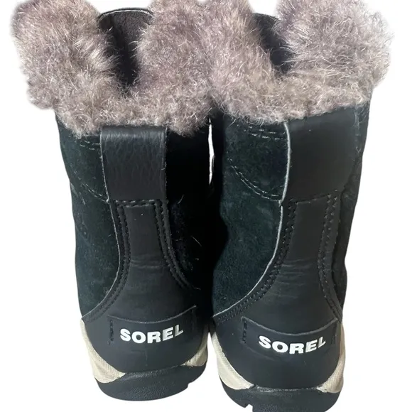 Sorel Youth Suede Waterproof Winter Snow Boots, Size 8