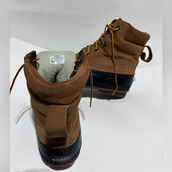 Sorrel Men’s Boots Waterproof Snow Rain Winter Size 11 Brown Black