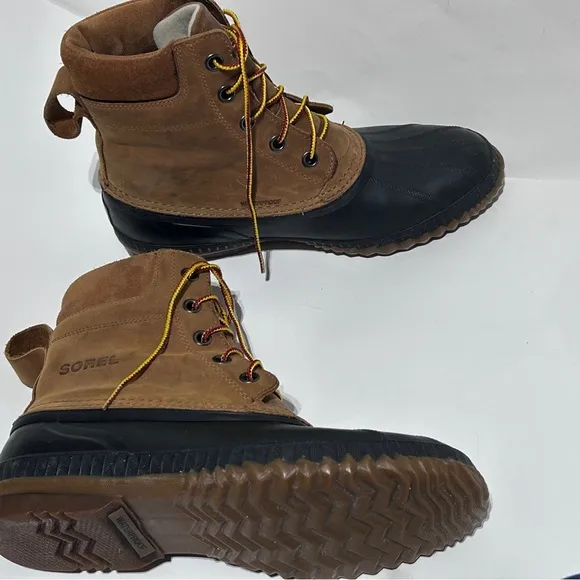 Sorrel Men’s Boots Waterproof Snow Rain Winter Size 11 Brown Black