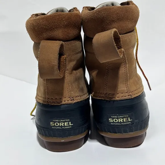 Sorrel Men’s Boots Waterproof Snow Rain Winter Size 11 Brown Black
