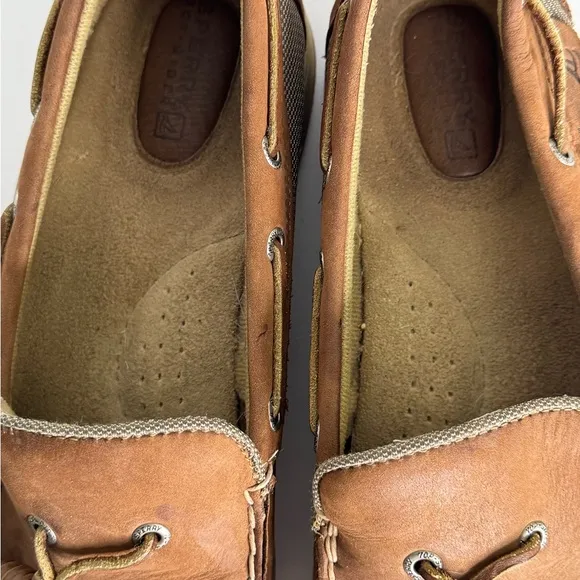 Sperry Brown Leather Loafers with Tassel and Moccasin Design women’s 9