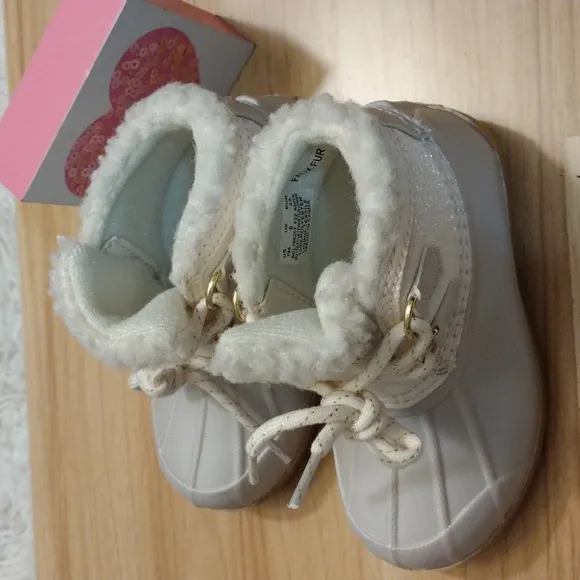 Sperry Kids' Girl 7M Faux Fur Boots 🆕