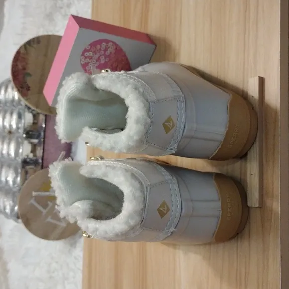 Sperry Kids' Girl 7M Faux Fur Boots 🆕