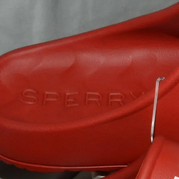SPERRY MENS FLOAT LOGO SLIDE SANDALS  RED 💥🆕 FAST PROCESSED SHIPPED!