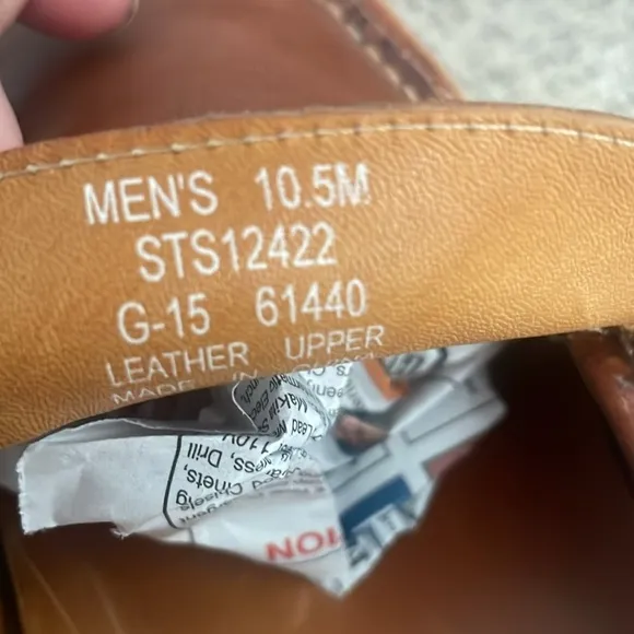 Sperry Men’s Tan Leather Gold Cup Loafers Size 10.5 M