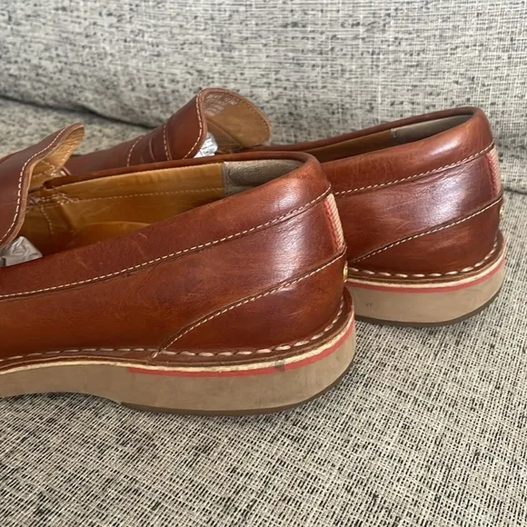 Sperry Men’s Tan Leather Gold Cup Loafers Size 10.5 M