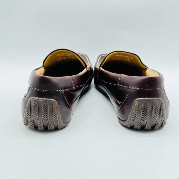 Sperry Shoes Mens 8.5 Brown Leather Loafers Venetian Slip On Casual Dress NEW