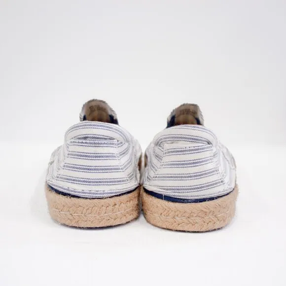 Sperry Shoes Mens Size 11 Top Sider  Espadrilles Canvas Slip On Round Toe Loafer