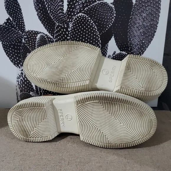 Sperry Tan Platform Loafers