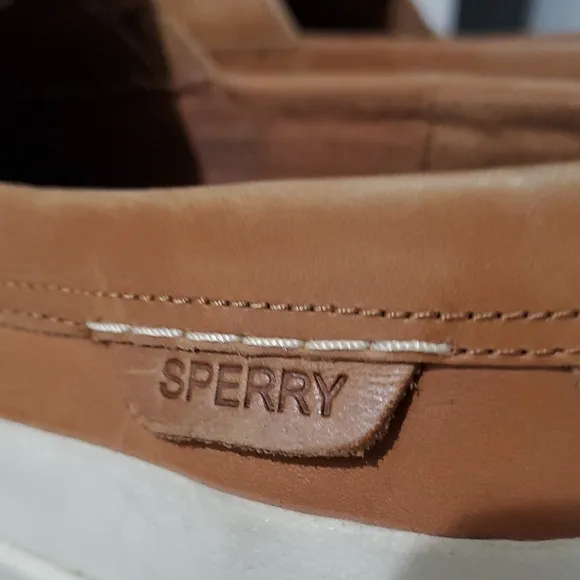 Sperry Tan Platform Loafers