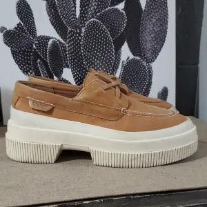 Sperry Tan Platform Loafers