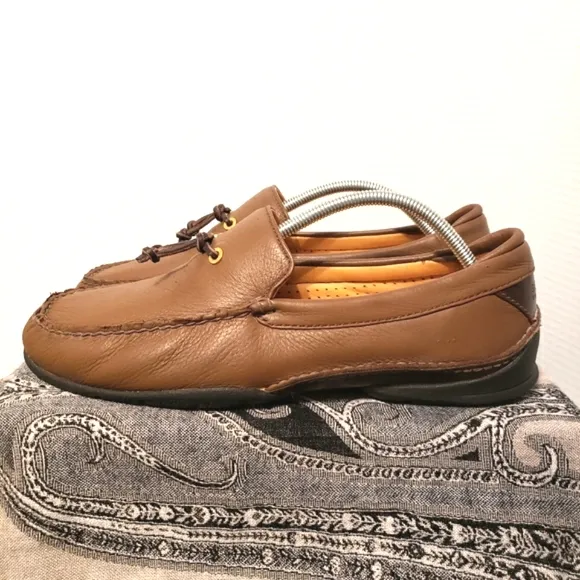 Sperry Top-Sider Gold Cup Driving Loafers Brown Leather 11 1/2&quot; M