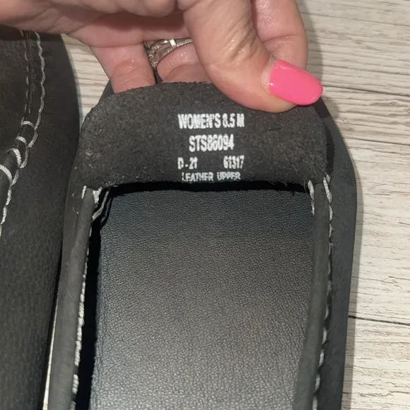 Sperry Top Sider Slip On Loafers Flats Black Size 8.5M